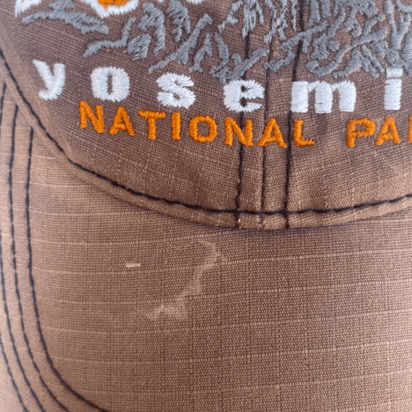 Yosemite Trucker Hat | Brown/Black Mesh Snapback | Vintage Outdoor - Picture 3 of 3